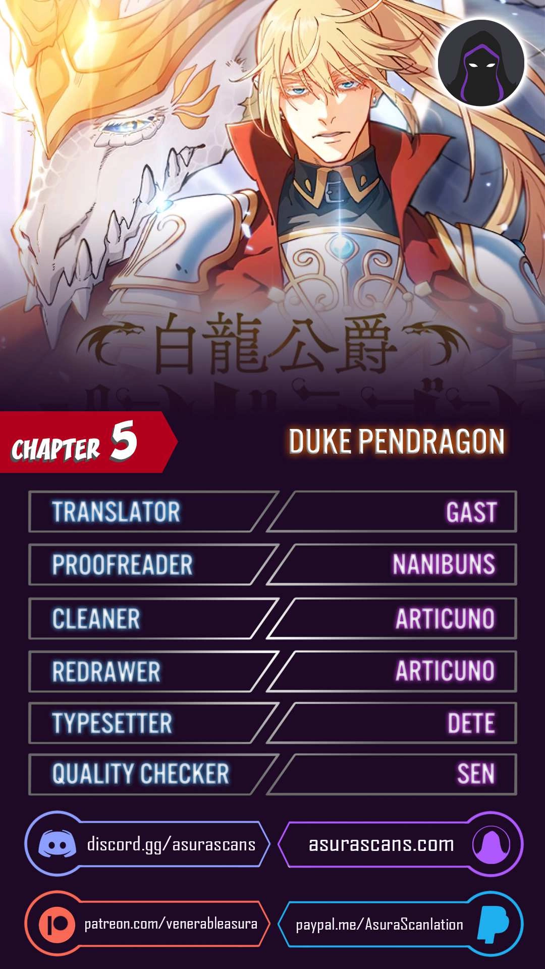 White Dragon Duke: Pendragon Chapter 5 1